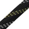 HDNSAUD Cable Sleeve Expandable Cable Sleeve 2mm ~ 40mm Tight Braided High Density Hardness Insulate Line Protect Wire Wrap Gland Sheath(Black Gold Sliver,30MM_1 Meters) view 1