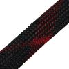 HDNSAUD Cable Sleeve Expandable Cable Sleeve 2mm ~ 40mm Tight Braided High Density Hardness Insulate Line Protect Wire Wrap Gland Sheath(Black Red Cross,8MM_1 Meters) view 1