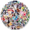 100pcs Super Smash Bro Stickers for Laptop, Cool Game Classic Cartoon Vinyl Decals for Laptop Water Bottle Luggage Cup Phone Tablet Flasks Bike Botebook Car, view 1