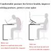 SPXTOM Aluminium Laptop Stand, Foldable, Ergonomic Computer Notebook Holder, 6 Speed Adjustment, Portable Laptop Riser, All Laptops Up to 15.6 Inches(Black) view 3