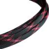 HDNSAUD Cable Sleeve 1M Tight High Density Expandable Braided Sleeve 3 4 6 8 10 12 14 16 18 20 25 30 40mm Wire Cable Insulated Protection(Black Pink,2mm x 1meter) view 1