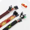 HDNSAUD Cable Sleeve 1M Tight High Density Expandable Braided Sleeve 3 4 6 8 10 12 14 16 18 20 25 30 40mm Wire Cable Insulated Protection(Black Pink,2mm x 1meter) view 3