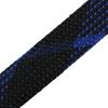 HDNSAUD Cable Sleeve Expandable Cable Sleeve 2mm ~ 40mm Tight Braided High Density Hardness Insulate Line Protect Wire Wrap Gland Sheath(Black Blue Cross,30MM_1 Meters) view 1