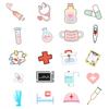 100 Pcs Nurse Stickers 1.25 Inch Healthcare Medical Nursing Nurses Label Medical Stickers for Water Bottle Laptop Nurse Graduation Labels Nurses Accessories for Work view 1