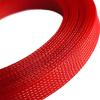 HDNSAUD Cable Sleeve 1Meter Expandable Cable Sleeve 2mm ~ 40mm Tight Braided High Density Hardness Insulate Line Protect Wire Wrap Gland Sheath(Red,12mm) view 1
