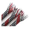 HDNSAUD Cable Sleeve 1/5/10M Braided Cable Sleeve 4mm 8mm 12mm PP Cotton Yarn Mixed Expandable Flexible Insulate Line Protector Wire Wrap Sheath(Red Grey White,12MM_10 Meters) view 1