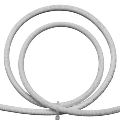 HDNSAUD Cable Sleeve 3 4 6 8 10 12 14 16 20 25mm White Braided Wire Sleeve Tight High Density Insulated Cable Protection Expandable Single(6mm White)