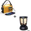 Raynic Emergency Radio & 6000 LED Camping Lantern Rechargeable, Emergency Lights for Home Power Failure, Hurricane view 1