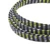 HDNSAUD Cable Sleeve 1/5/20/50M Expanded Braid Sleeve PP Cotton Yarn 4 8 12mm Soft Wire Wrap Insulated Cable Protection Line Harness Cable Sheath(Yellow White Grey,4MM_1 Meter) view 1