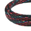 HDNSAUD Cable Sleeve 1/5/20/50M Expanded Braid Sleeve PP Cotton Yarn 4 8 12mm Soft Wire Wrap Insulated Cable Protection Line Harness Cable Sheath(Red Blue Green,12MM_1 Meter) view 1