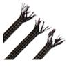 HDNSAUD Cable Sleeve 1/5/10M Braided Cable Sleeve 4mm 8mm 12mm PP Cotton Yarn Mixed Expandable Flexible Insulate Line Protector Wire Wrap Sheath(Brown Black,4MM_1 Meter) view 1
