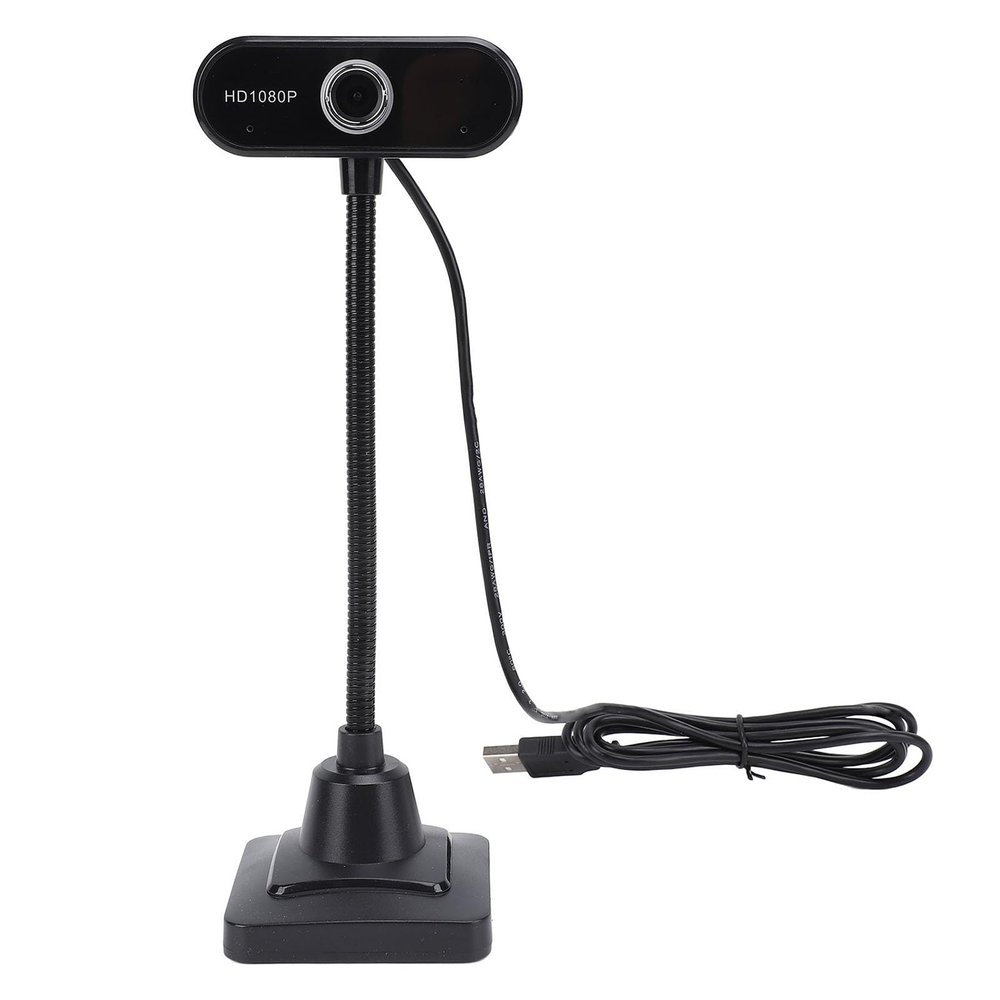 1080P Webcam, 1080P Wide Angle USB Computer Camera, 3 Meter Omnidirectional Noise Reduction Microphone, for 7 8 10, for Vista, PC, Laptop, Conferencing, Gaming
