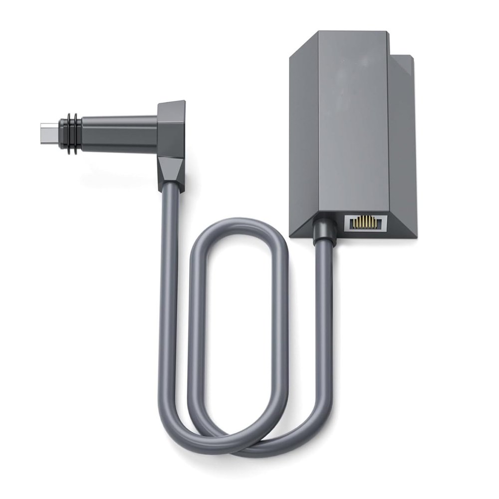 Gigabit Ethernet Adapter for Satellite Internet with Stable Network, Speed Boosting, RJ45 Connector, Compatibility for V2, RJ45 Satellite Ethernet Adapter, Fast Internet Connection