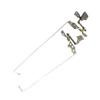 ZAHARA L&R Left & Right LCD Screen Hinge Bracket Replacement for HP Chromebook 15-DE 15-DE0523DX 15-DE0577WM L54823-001 AM2LA000400 AM2LA000500 view 2