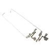 ZAHARA L&R Left & Right LCD Screen Hinge Bracket Replacement for HP Chromebook 15-DE 15-DE0523DX 15-DE0577WM L54823-001 AM2LA000400 AM2LA000500 view 3