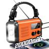 Emergency Crank Radio, 20000mAh Solar Hand Crank Weather Radio NOAA/AM/FM view 1