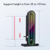 Tangxi ARGB GPU Support Bracket, RGB GPU Stand Holder Adjustable Height Temperature Display 5V 3Pin Video Card Holder Anti Sag Bracket Magnetic Base for PC Graphics Cards view 4