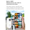 1080P Pet Camera with Video Record, Mini Sport Cam, Small Action Cameras, Body Camera for Cat Dog, with Back Clip 30FPS Loop Video Recording, Magnetic 120 Wide Angle 800mAh view 4