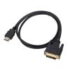 ACGTUY HDMI-Compatible to DVI Cable Male 24+1 DVI-D Male Adapter Gold Plated 4K Compatible with The HDTV DVD LCD Projector Play-Station 4 PS-4/3 TV Box(2m) view 1