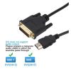 ACGTUY HDMI-Compatible to DVI Cable Male 24+1 DVI-D Male Adapter Gold Plated 4K Compatible with The HDTV DVD LCD Projector Play-Station 4 PS-4/3 TV Box(2m) view 4