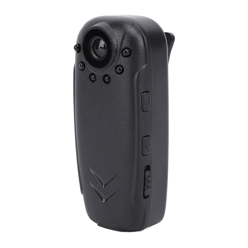 Tangxi Body Worn Camera, Clip Wearable Body Cam 130 Degree Wide Angle Loop Recording 1080P HD Webcam Night Vision Video Camera for Security Check Study Record Interview Riding (64GB)