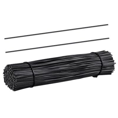 Cabilock 500pcs Garden Wire Ties Cord Organizers Heavy Duty Black Twisting Ties for Cords and Bags and Flexible for Gardening and Home Use