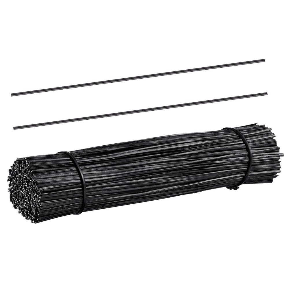Cabilock 500pcs Garden Wire Ties Cord Organizers Heavy Duty Black Twisting Ties for Cords and Bags and Flexible for Gardening and Home Use