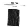 Cabilock 500pcs Garden Wire Ties Cord Organizers Heavy Duty Black Twisting Ties for Cords and Bags and Flexible for Gardening and Home Use view 2