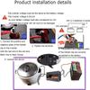 Auto Pure Sine Wave Inverter 3500W 4000W 5000W Voltage Converter DC 12V 24V 48V 60V 72V to AC 110V220V230V240V Inverter Voltage Converter Car Power Inverters Transformer with Socket (60Vto220V,3500W) view 3