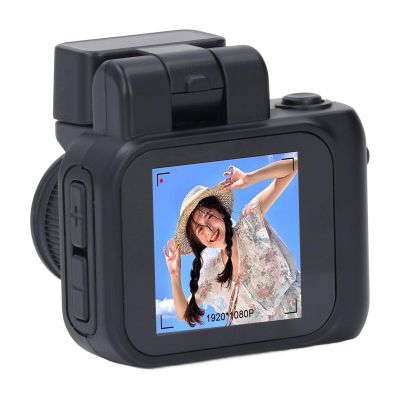 Zunate Super HD Camera, Small Mini Micro Digital Camera 1080P Portable Vintage Camcorder with 160 Wide Angle Lens, 2MP, Live Viewing Screen, 6 Filters, Flashlight, for (with 128G