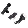 ANGGREK Mini ClipOn Microphone, 360 Degree Pickup, Lavalier Microphone, Rechargeable, Plug and Play, Lag for Live Stream view 2