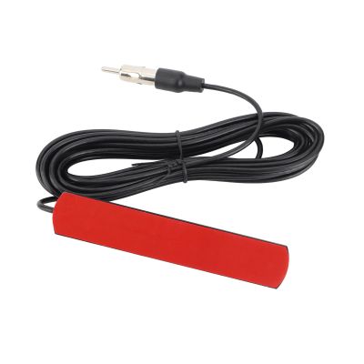 ANT-309 Radio Antenna FM Radio Aerial, Universal 85-112MHZ Frequency Range, 5M Cable for Most Cars, Compact and Exquisite Design, Car Aerial Patch Windscreen Mount