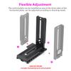 Akeipho Vertical Mount L Bracket for Zhiyun Weebill-S Crane 2/3S DJI Ronin-S, Quick Release L Vertical Plate with Counterweights for Zhiyun Gimbal Stabilizer view 2