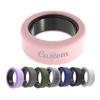 AESTHESTIFY Custom Ring Protector Cover for SAMSUNG Galaxy Ring with Name Engraved, Personalized Silicone Soft Protective Slim Skin Case Working Out Accessories Men Women 6/8/10 Bulk Pack,for Adult view 1