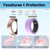 AESTHESTIFY Custom Ring Protector Cover for SAMSUNG Galaxy Ring with Name Engraved, Personalized Silicone Soft Protective Slim Skin Case Working Out Accessories Men Women 6/8/10 Bulk Pack,for Adult view 4