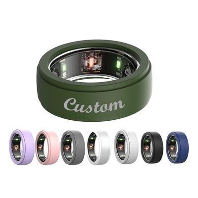 AESTHESTIFY Custom Ring Protector Cover for Oura Ring Gen 3 with Name Engraved, Personalized Silicone Soft Protective Slim Skin Case Accessories Men Women 6/8/10 Bulk Pack, for Adult