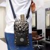 , crossbody and waist dual purpose Scissor Holder Hairdressing Tools Storage Holster Shear PU Leather Pouch with Removable for Hairstylists Groomer Makeup Artists Comb view 3