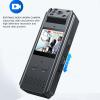Wisoqu Rotating Lens 4K Wearable Body Camera with Connection, Night, 36MP Photos, Ideal for Law Enforcement, Security Work, Travel, Wearable Camera Actions view 3