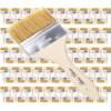 Bates- Chip Paint Brushes for Painting, 3 Inch, 96 Pack, Wood Handle, Natural Bristle Paint Brush view 1