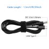Artilits 5ft/1.5m - 3.5mm to USB C Adapter 12v Power Cable, 12V 3.5x1.35mm DC Charging Cable to USB C Made for USB Lights, USB Fans, Desk Lamps, Cartoon Watches, Radiators, 5V Mini Speakers Series view 3