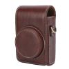Acouto PU Leather R Camera Case Bag with Shoulder St for GR2/GR3 Camera Brown Stylish for Series Cameras (Coffee) view 1