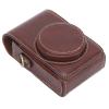Acouto PU Leather R Camera Case Bag with Shoulder St for GR2/GR3 Camera Brown Stylish for Series Cameras (Coffee) view 3