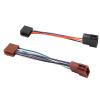 AKLOSIPY 16 Pin ISO R Wire Connector M to Fem A Plug W Harn A for Car Radio ISO R Harn Connector Adapter view 2