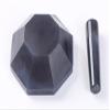 Agate Mortar, Laboratory Grinding Bowl [Including Stick], Inner Diameter 120mm, Outer Diameter 135mm, Depth 34mm (Sending Spoon+Brush) view 3