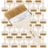 Bates- Chip Brushes, 4 Inch, 36 Pack, 4 Inch Paint Brushes with Ergonomic Wooden Handle, Natural Bristle view 1