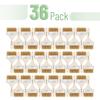 Bates- Chip Brushes, 4 Inch, 36 Pack, 4 Inch Paint Brushes with Ergonomic Wooden Handle, Natural Bristle view 2