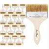 Bates- Chip Brushes, 4 Inch, 24 Pack, 4 Inch Paint Brushes with Ergonomic Wooden Handle, Natural Bristle view 1
