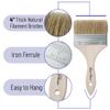 Bates- Chip Brushes, 4 Inch, 24 Pack, 4 Inch Paint Brushes with Ergonomic Wooden Handle, Natural Bristle view 3
