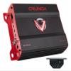 Audiosavings Bundle: (1) Crunch DR-2125.1D 2125 Watt Mono Amplifier 2 Ohm Class D Car Audio Amp & (1) Rockville RWK41 4 Gauge Complete Car Amp Wiring Installation Wire Kit with RCA's (2 Items) view 2
