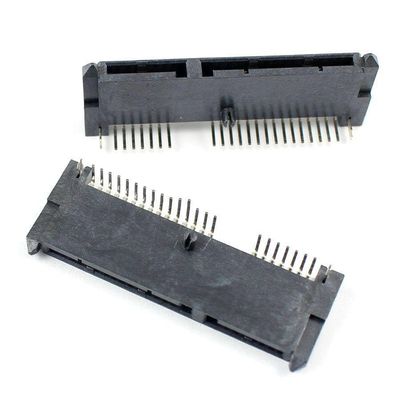 10 Pcs SATA 7+15 Pin 22 Pin Right Angle Female Hard Drive HDD Connector Adapter